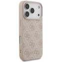 Guess 4G Classic -kotelo iPhone 18 Pro / iPhone 17 Pro:lle, vaaleanpunainen Guess 4G Classic -kotelo iPhone 18 Pro / iPhone 17 Pro:lle, vaaleanpunainen