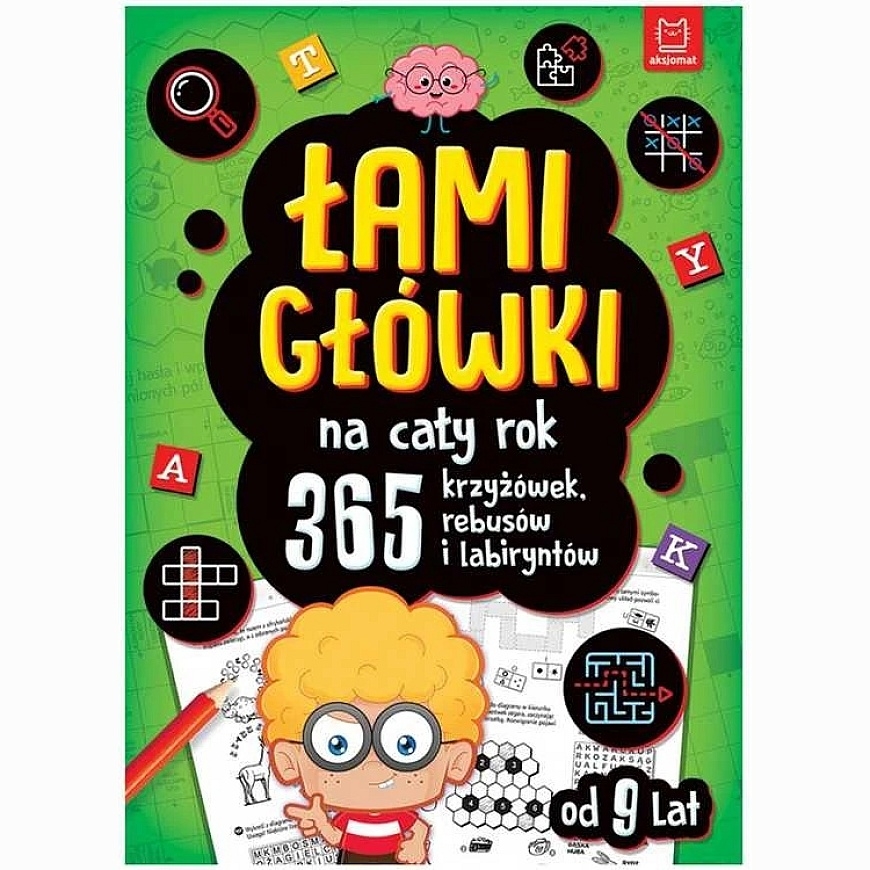 Aksjomat Игровая книга 365 головоломок, крестиков-ноликов и лабиринтов – 2