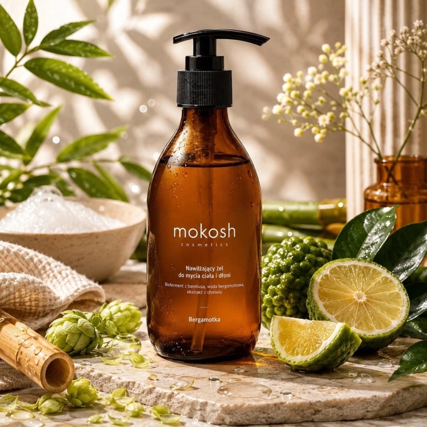 Mokosh Drėkinantis kūno ir rankų plovimo gelis Bergamotė 300 ml – 3