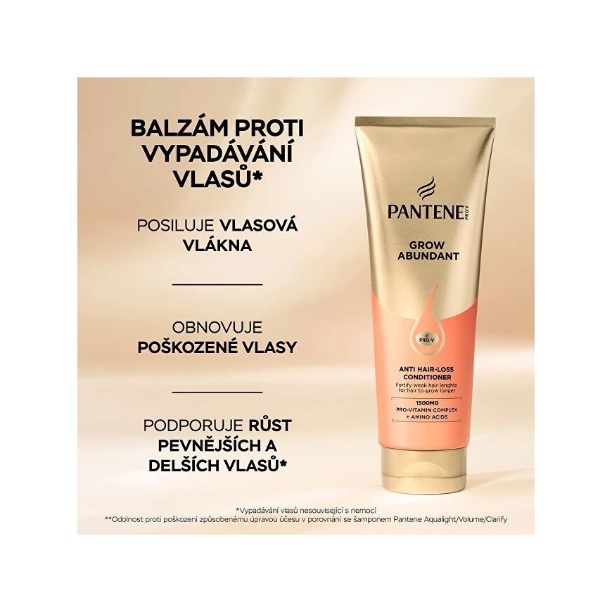 Pantene Conditioner Grow Abundant Hair Fall Control Conditioner 250 ml – 3