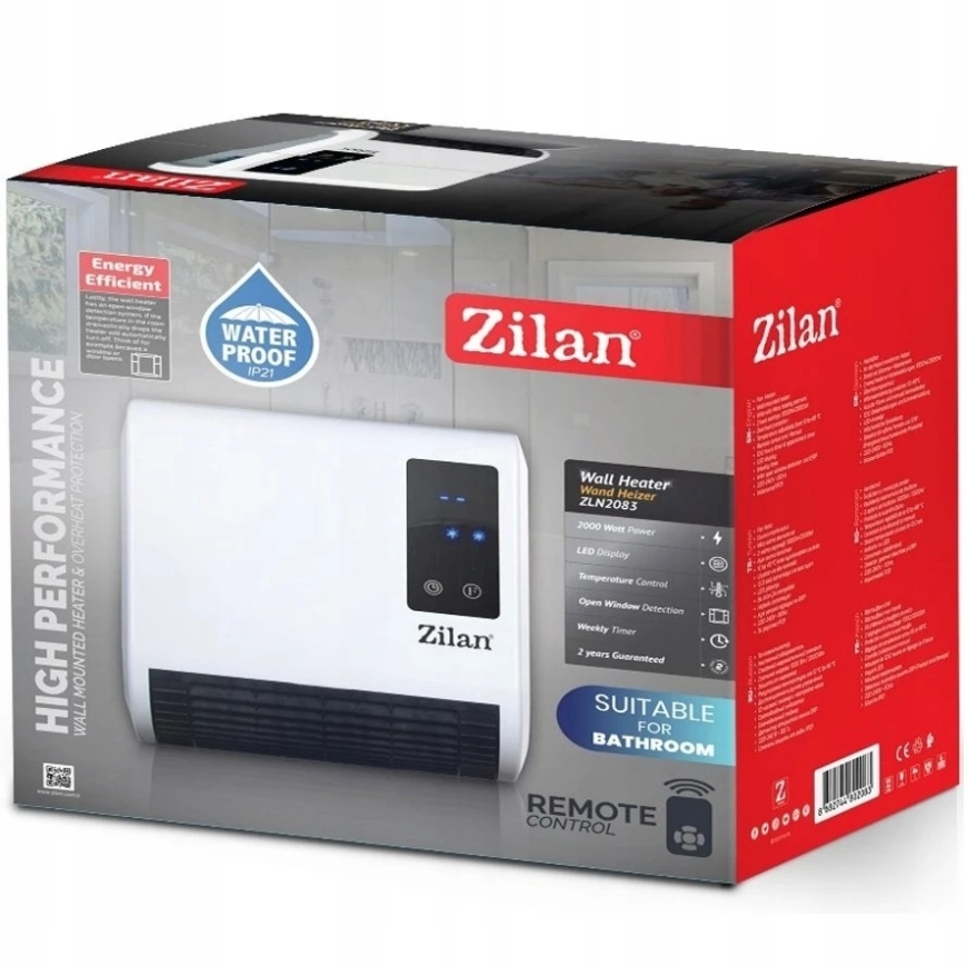 Настенный обогреватель Zilan 2000W (ZLN2083) – 2