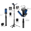 Складная многофункциональная LED лампа Dedra 4500lm, штатив, двух цветов Складная многофункциональная LED лампа Dedra 4500lm, штатив, двух цветов