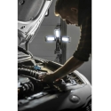 Dedra Saliekamā daudzfunkcionālā LED lampa 4500lm, statīvs, divās krāsās Dedra Saliekamā daudzfunkcionālā LED lampa 4500lm, statīvs, divās krāsās