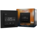 heat it Thermostat Heatit Z-TRM6 Black Matte Z-Wave Thermostat 3600W 16A 868.4 MHz