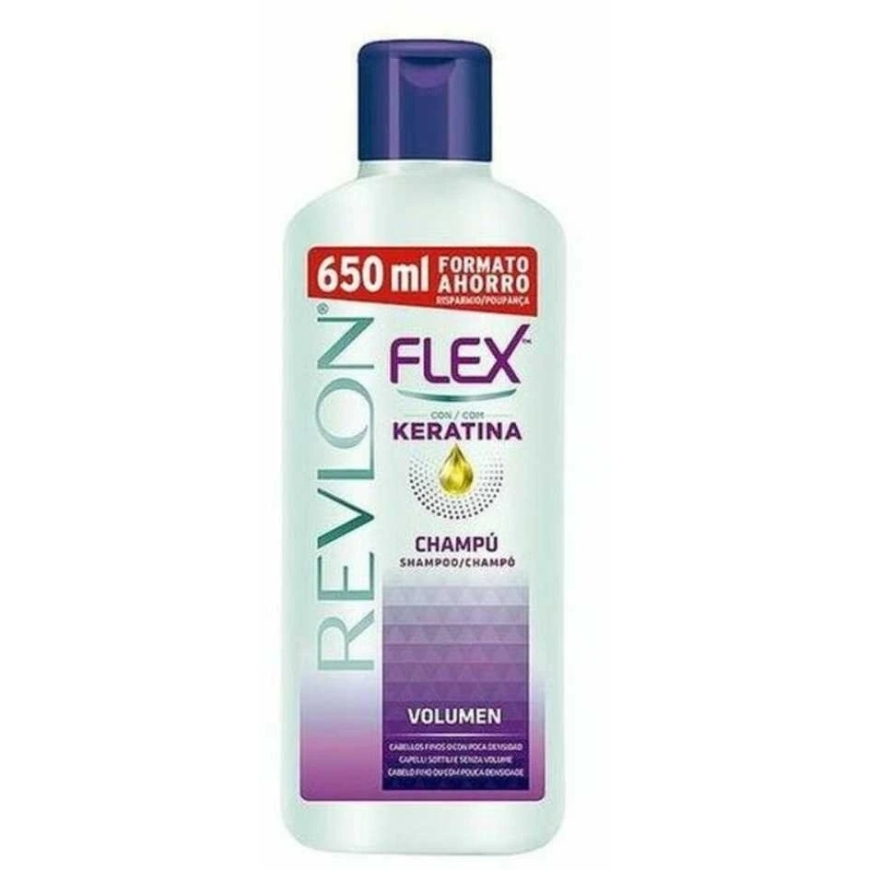Шампунь с кератином для тонких волос "Revlon Flex" 650мл