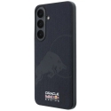 Red Bull PU nahast silmadega debossed pull magnetiline kaitseümbris Samsung Galaxy S26 FE jaoks, tumesinine Red Bull PU nahast silmadega debossed pull magnetiline kaitseümbris Samsung Galaxy S26 FE jaoks, tumesinine