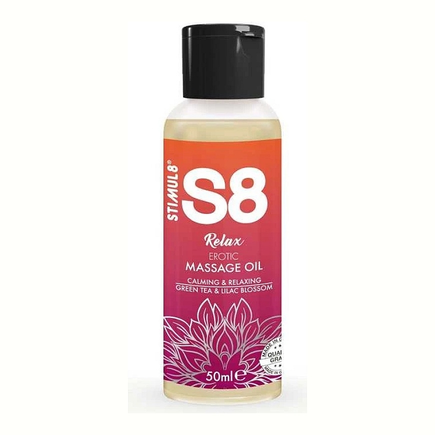 Stimul8 S8 S8 Hierontöljy 50ml Vihreä tee ja oliivinkukat – 4