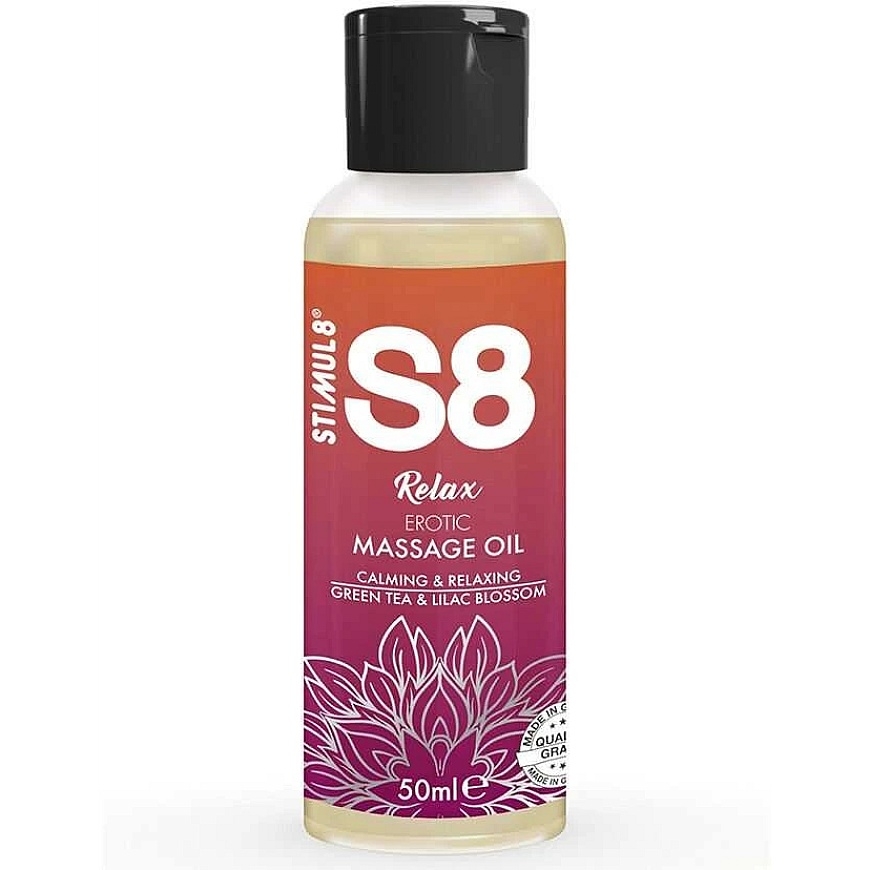 Stimul8 S8 S8 Masāžas eļļa 50ml Zaļā tēja un olīvu ziedi – 5