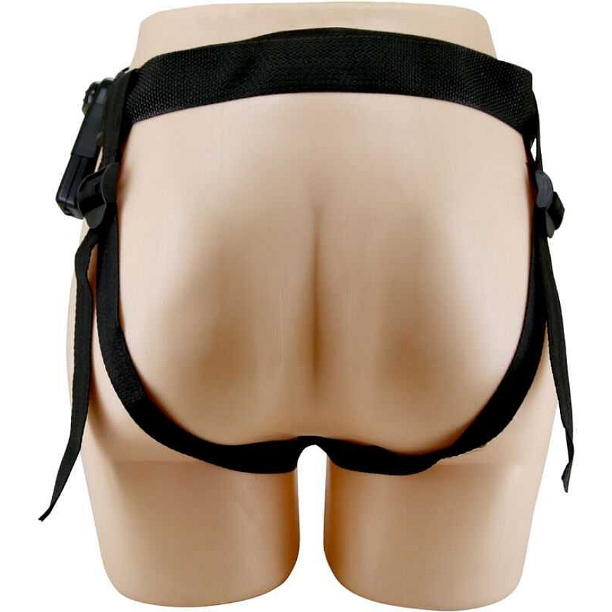 PRETTY LOVE - KELPYNĖS Starks Universal Strap-On Harness 6,9'' Vibrējošs Dildo Gaiši Brūns – 3