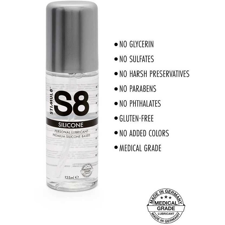 Stimul8 S8 Gel-S8 Premium Silicone Lube 125ml – 2