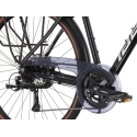 Tabou Kinetic 3 Jalgratas must-punane-L / 21" (Suurus: L / 21") Tabou Kinetic 3 Jalgratas must-punane-L / 21" (Suurus: L / 21")