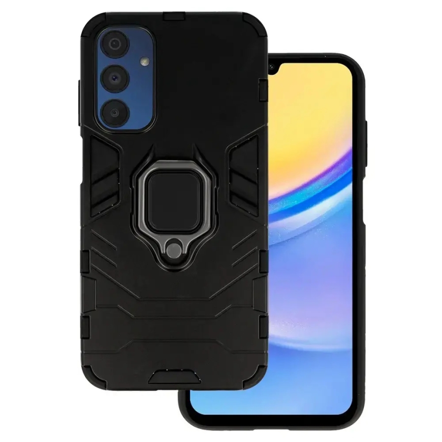 Ring Armor dėklas Samsung Galaxy A15 4G/5G juodas