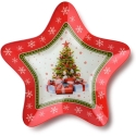Mondex Since 1986 SANTA LILA Тарелка в форме звезды 31,4x31,4x3,8 см