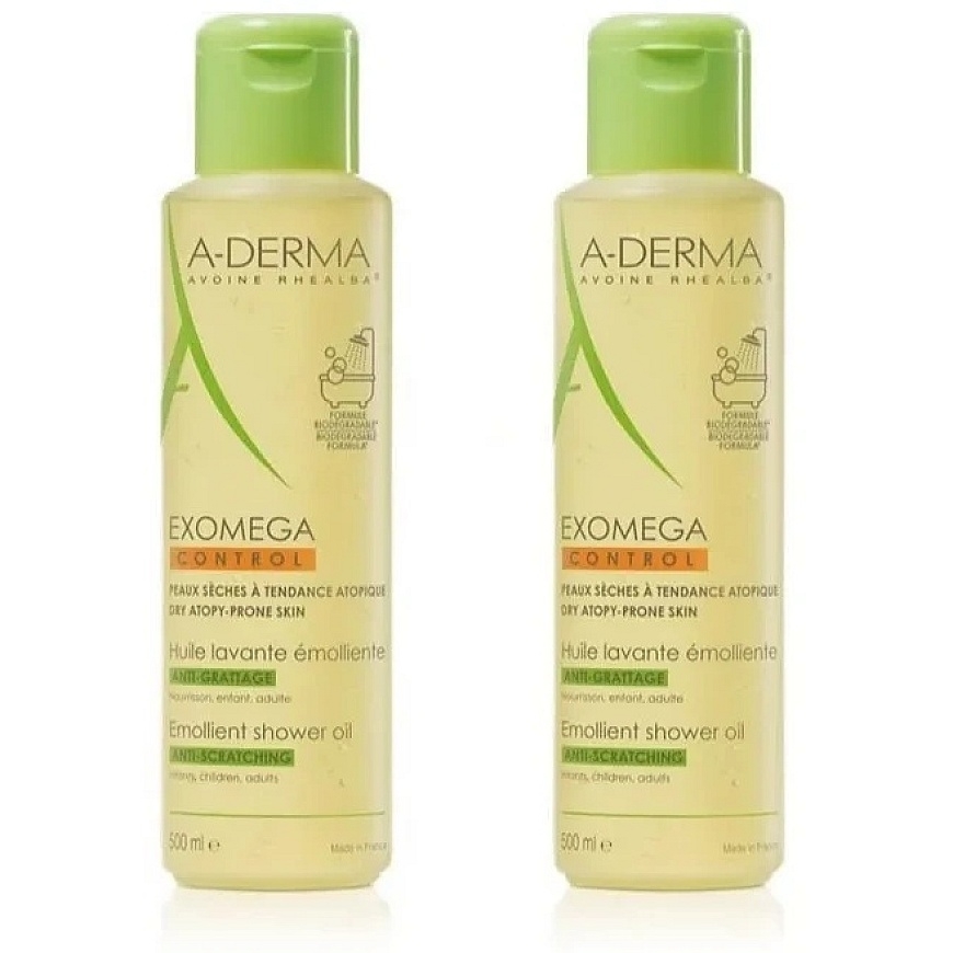 A-Derma Tīrīšanas eļļa sausai ādai 2x500ml