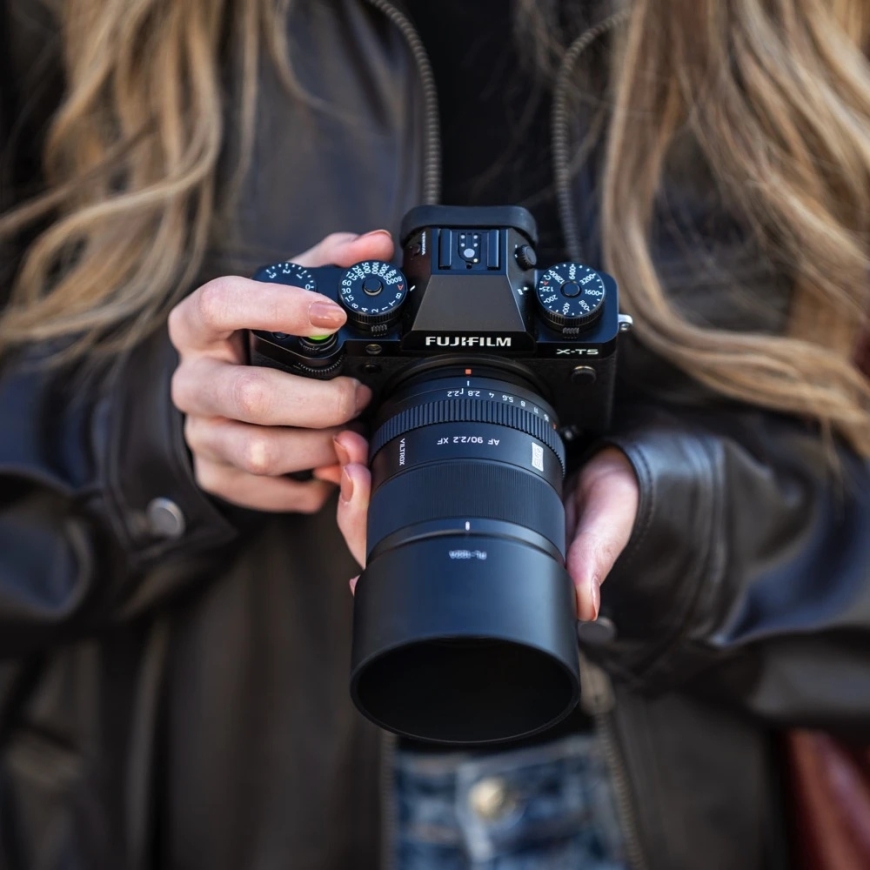 Nikkor kameras objektīvs - Viltrox AF 90mm F2.2 EVO Fuji FX portreta objektīvs – 5