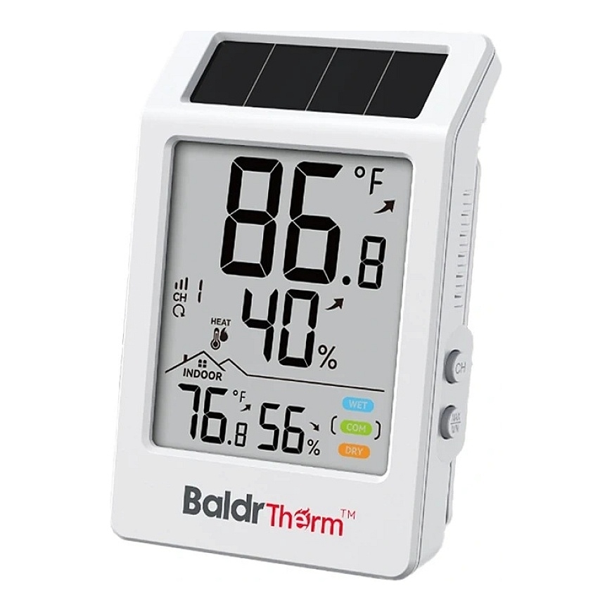 BALDRTHERM B0707 Solar-Powered Thermo-Hygrometer