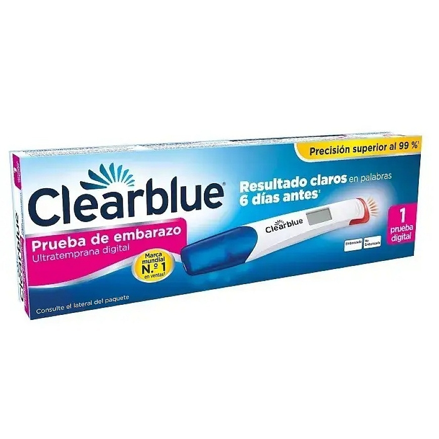 Clearblue raskaustesti varhaiseen tunnistamiseen, selkeät tulokset, 1 kpl