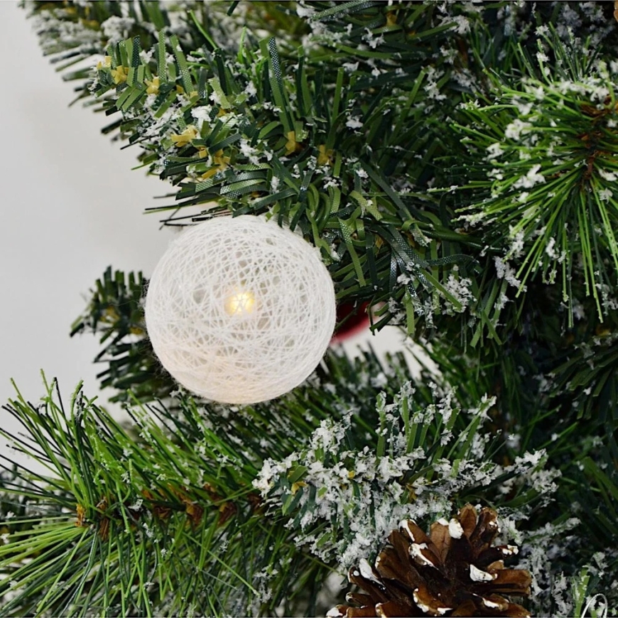 Edelman Dekoratyvinė eglutė Kaprun vazone 20LED su kamuoliukais aukštis: 90CM – 4