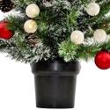 Edelman Decorative Christmas Tree Kaprun in Pot 20LED with Balls Height: 90CM Edelman Decorative Christmas Tree Kaprun in Pot 20LED with Balls Height: 90CM