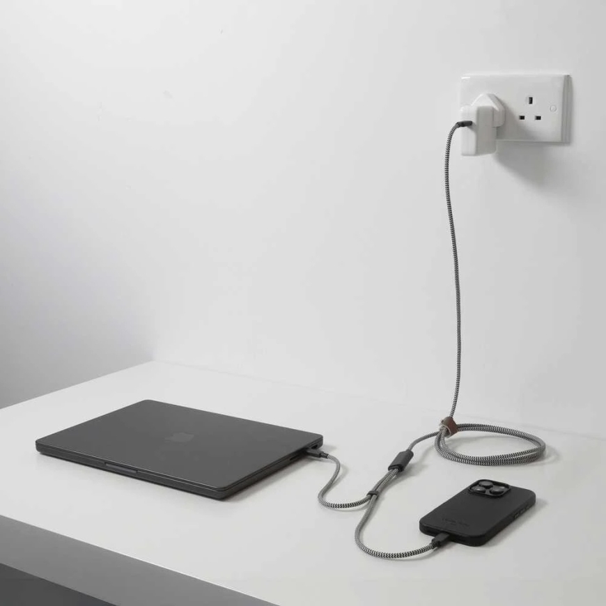 Native Union Belt kaabel (USB-C - USB-C) 2 m, triibuline – 2