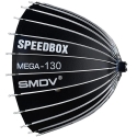 Kamerapehme - SMDV Speedbox Mega 130 Deep 133 cm hopea Bowens-liitännällä Kamerapehme - SMDV Speedbox Mega 130 Deep 133 cm hopea Bowens-liitännällä