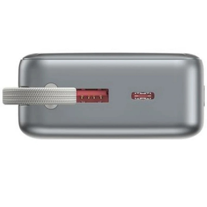 Gembird PB20-PD65-LCD-01 fast charging power bank with integrated cables, 65W, 20000 mAh, black – 2