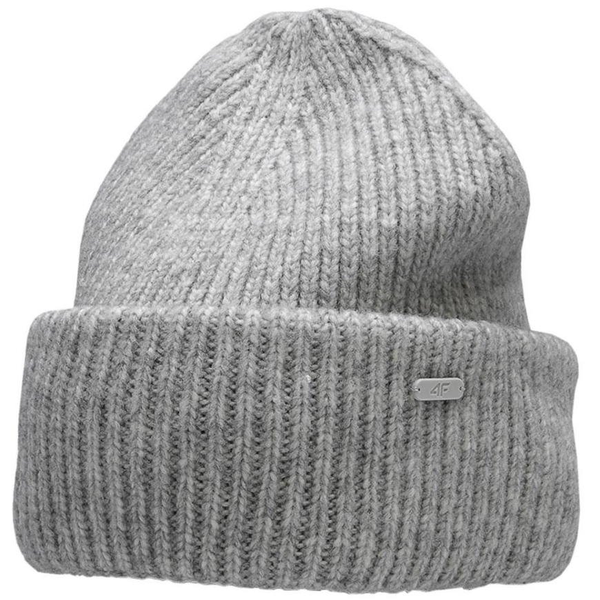 Women's cap 4F cool light gray melange H4Z22 CAD005 27M (S)