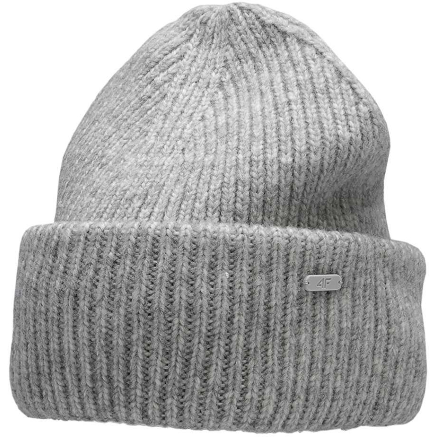 Women's cap 4F cool light gray melange H4Z22 CAD005 27M (S) – 3