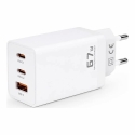 Зарядное устройство Voltage GaN 67W PD 3.0 QC 3.0 USB-A 2x USB-C белое Зарядное устройство Voltage GaN 67W PD 3.0 QC 3.0 USB-A 2x USB-C белое