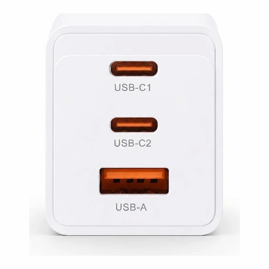 Зарядное устройство Voltage GaN 67W PD 3.0 QC 3.0 USB-A 2x USB-C белое – 3