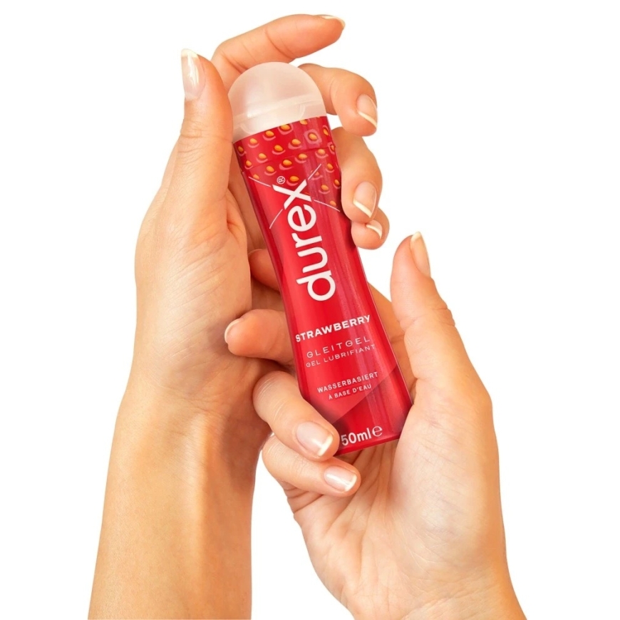 Смазка Durex Play со вкусом клубники – 3