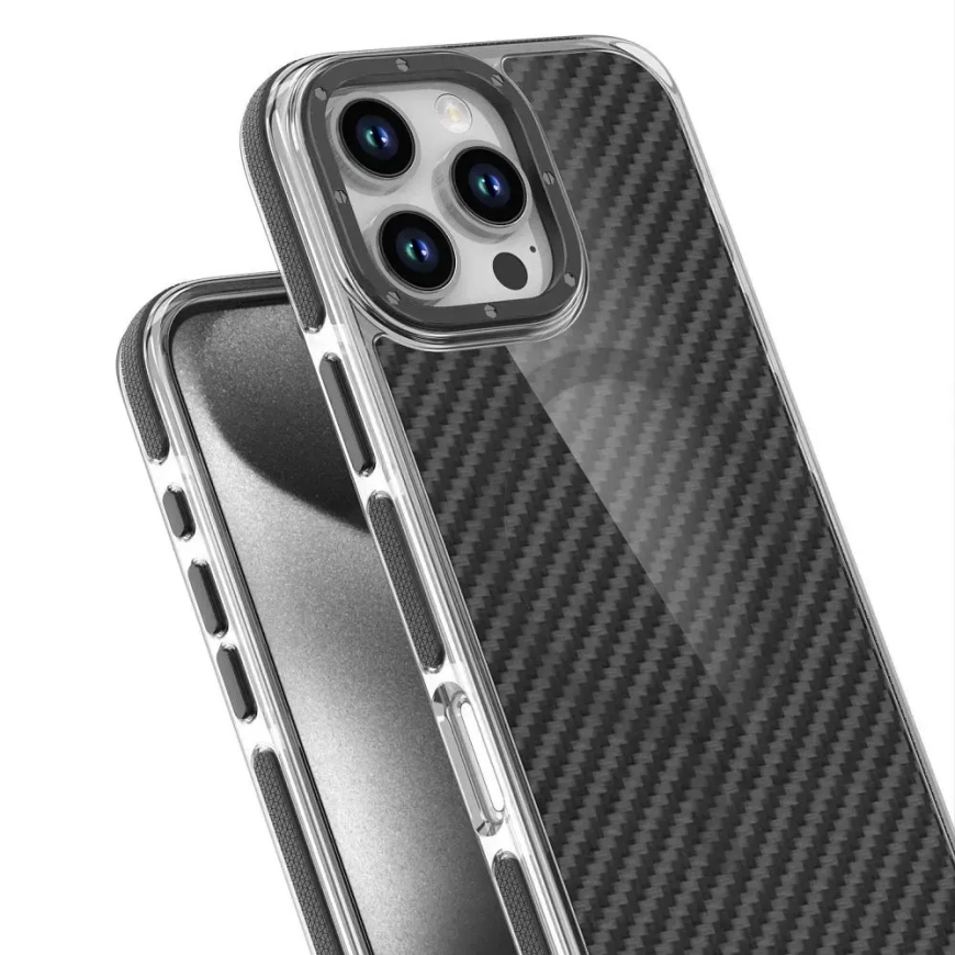 Case for iPhone 17 Pro / 18 Pro Fiber compatible with MagSafe black – 4