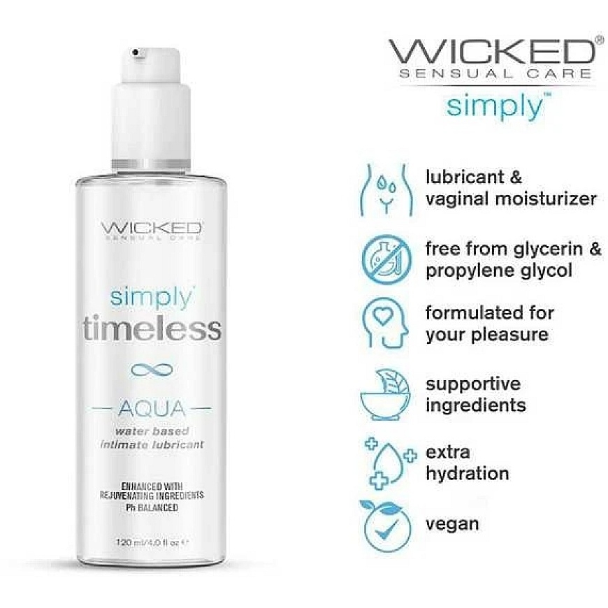 Wicked Sensual Care WICKED SIMPLY NELAME NEŠATIS AQUA LIBRIKANT 120ml – 2