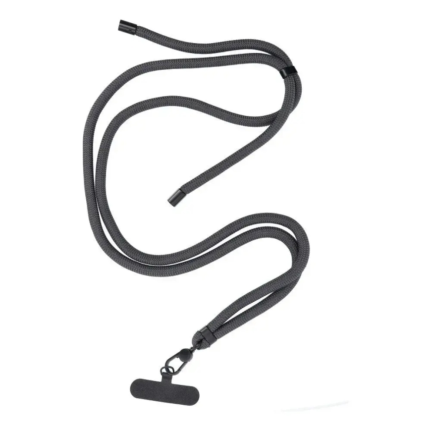 SWING (8mm) Telefono kaklo virvutė, Telefono pakabukas su reguliuojamu ilgiu / virvutės ilgis 165 cm (maks. 82,5 cm kilpoje) / a