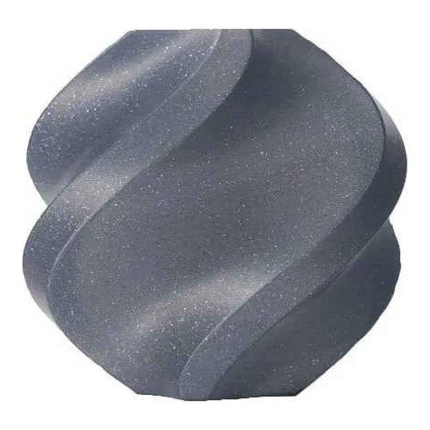 Пластик Bambu Lab PLA Sparkle 1.75мм 1кг - комплект с многоразовой бобиной - Сланцевый серый блеск