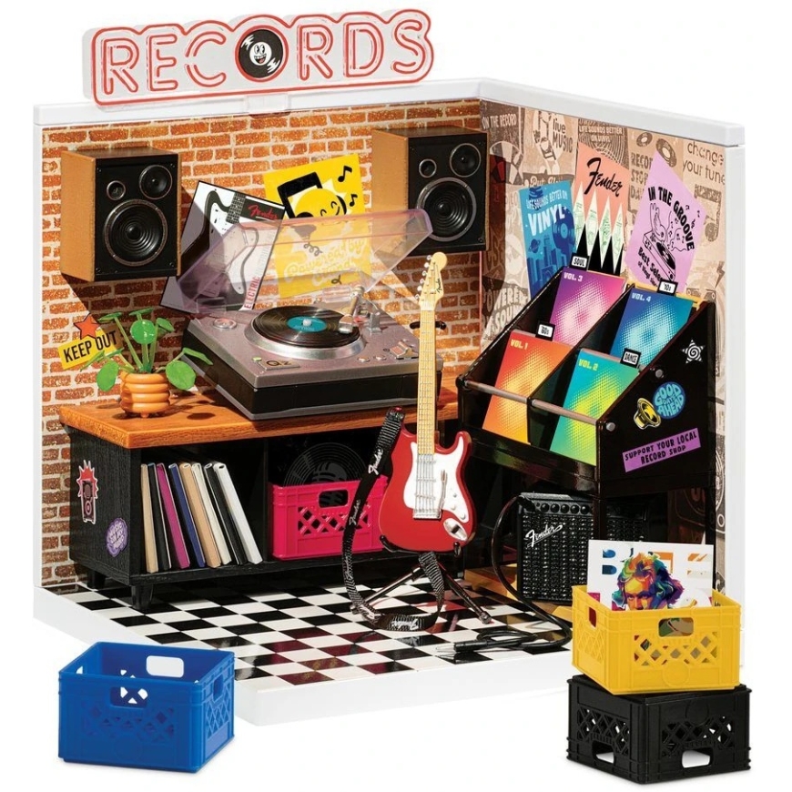 MGA's Miniverse toy vinyl record store 253136-EUC – 4