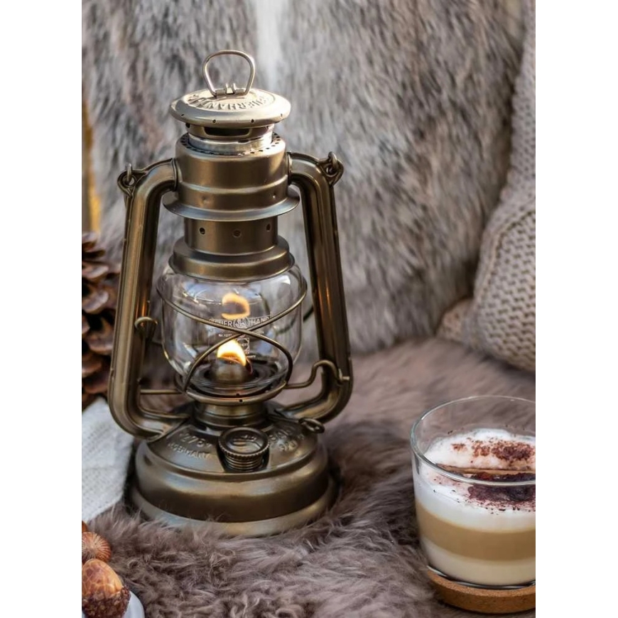 Feuerhand Hurricane Lantern 276 - Bronze – 3
