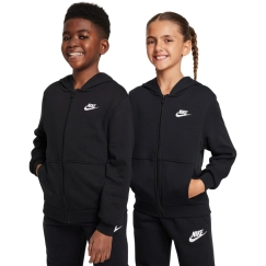 Bluza vaikams Nike Club Fleece juoda FD3017 010 (XS)