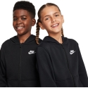 Nike Club Fleece bērnu džemperis melns FD3017 010 (XS) Nike Club Fleece bērnu džemperis melns FD3017 010 (XS)