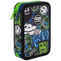 CoolPack Jumper 2 Monster Team divu nodalījumu zīmuļu soma ar piederumiem CoolPack Jumper 2 Monster Team divu nodalījumu zīmuļu soma ar piederumiem