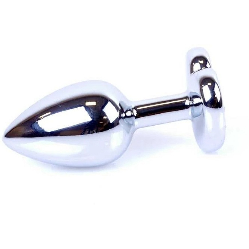B-sarjan Heavyfun Plug-Jewellery hopeinen sydänpistoke – vaaleansininen – 5
