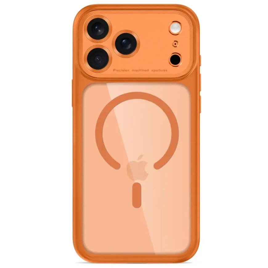TECH-PROTECT MAGPEAK MAGSAFE CC IPHONE 17 PRO MAX / 18 PRO MAX KOSMILINE ORANŽ – 3