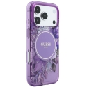 Чехол Guess IML Flowers Pearl Strap для iPhone 18 Pro Max / 17 Pro Max, фиолетовый Чехол Guess IML Flowers Pearl Strap для iPhone 18 Pro Max / 17 Pro Max, фиолетовый