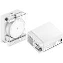 PowerNeed laturi SHARGE Retractable 65 GaN Charger, 65W, 2x USB-C, integroitu USB-C-kaapeli – valkoinen (CDT-SG-65-EUR-CP-BAI)