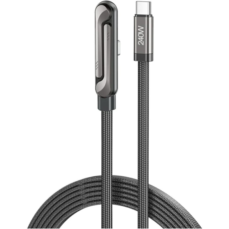 Cable with Stand AWEI CM-12C USB-C / USB-C Black