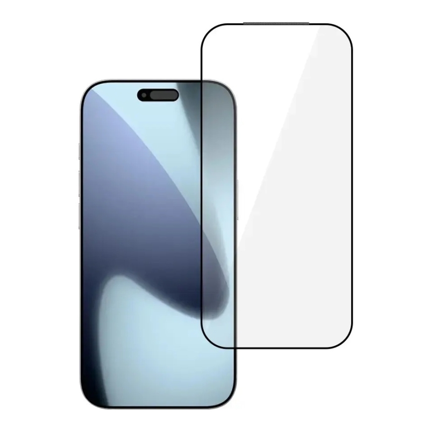 Tel Protect Full Glue 6D rūdīts stikls IPHONE 17 PRO MAX melns - 10 iepakojumi – 2
