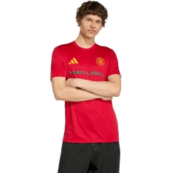 Miesten t-paita adidas Portugali 26 Vieraileva Pelipaita Punainen KH2310 (2XL)