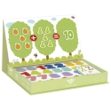 Игровой набор из магнитных деревянных пазлов Tooky Toys для детей, Montessori, обучающий счёту фруктов 81 шт.