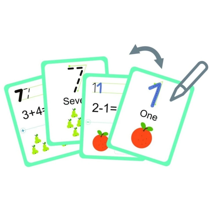 Tooky Toys magneettinen puinen palapeli lapsille, Montessori-hedelmien laskemiseen 81 kpl – 5