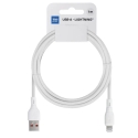 Blue Star PJ68-24-2.4 andmeedastus- ja laadimiskaabel | USB-A kuni Lightning | 12W | 1m | valge Blue Star PJ68-24-2.4 andmeedastus- ja laadimiskaabel | USB-A kuni Lightning | 12W | 1m | valge